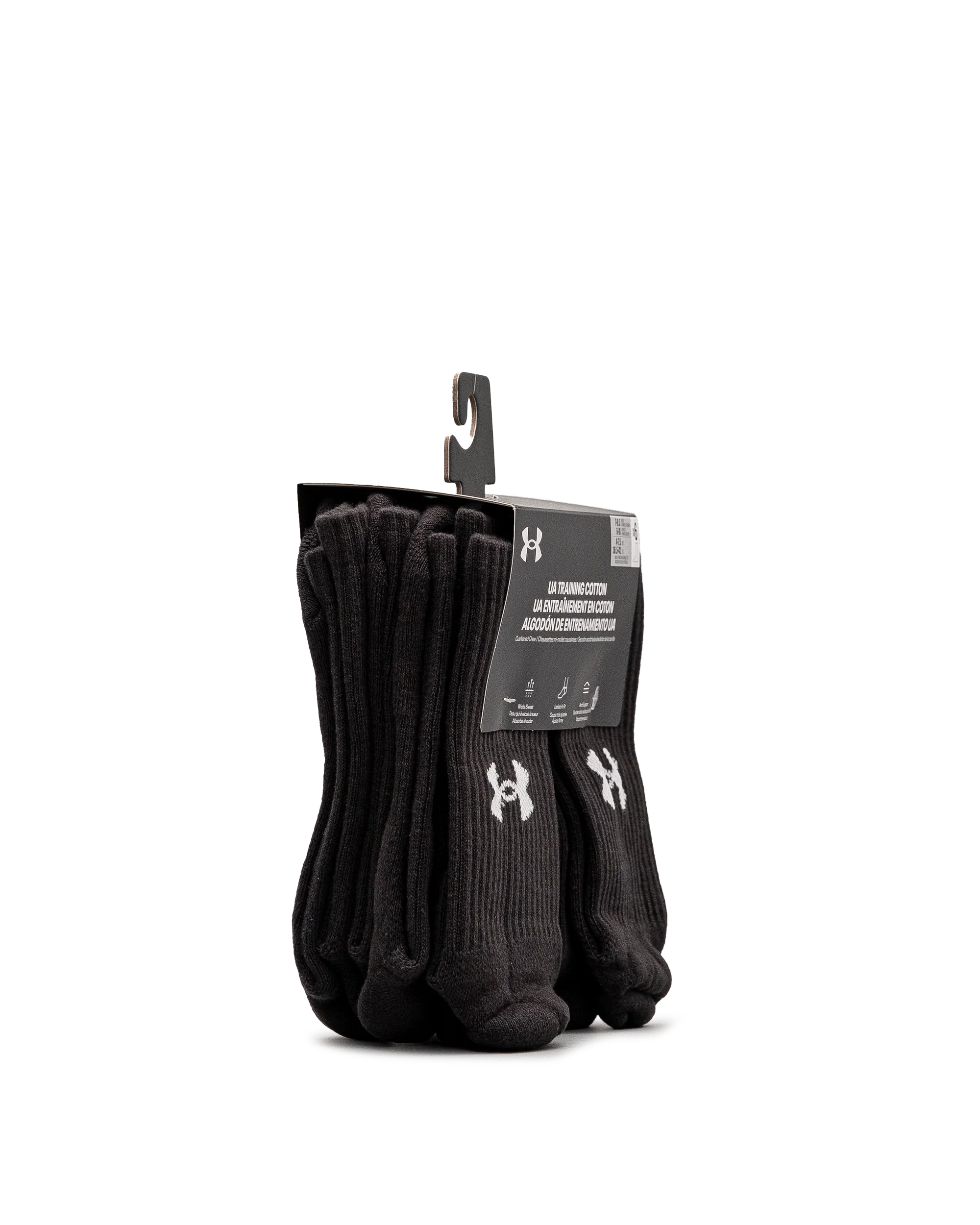 Unisex 6pk crew - Noir - #98B-14 - Image 2